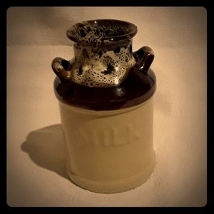 Vintage ceramic milk jar